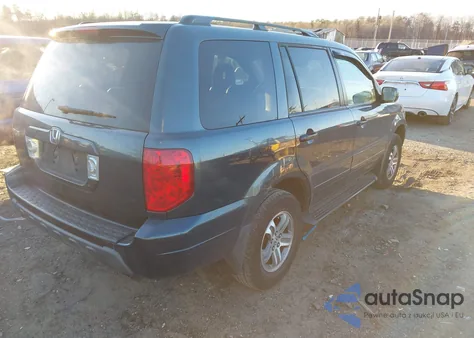 2005 Honda Pilot Ex-L from USA, damaged, VIN 5FNYF18655B026280